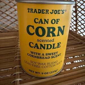 Trader Joe's Limited Edition Can of Corn Candle